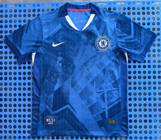 Chelsea Home 120 Year Anniversary Edition Fans Football Jersey 2025/2026