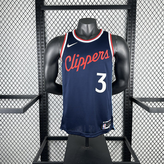 Los Angeles Clippers #3 PAUL Dark Blue NBA Jerseys 2025