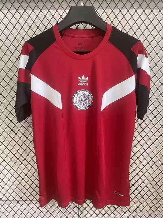 Ajax Training Fans White Football Jersey 2025/2026
