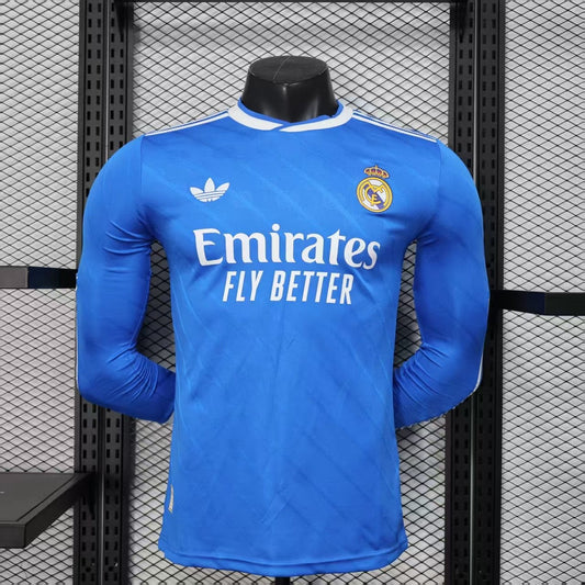 Real Madrid Third Away Long Player Football Jersey 2025/2026