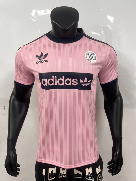 Adidas Clover Oasis T-shirt Pink Fans Football Jersey 2025/2026