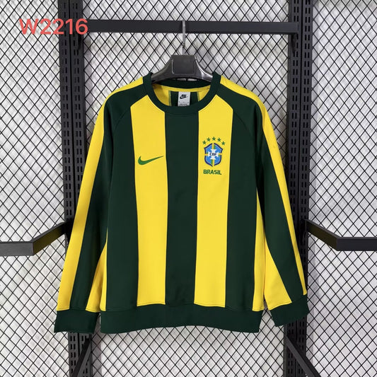 Brazil Hoodie Green Yellow Jacket Tracksuit Football Jersey 2025/2026