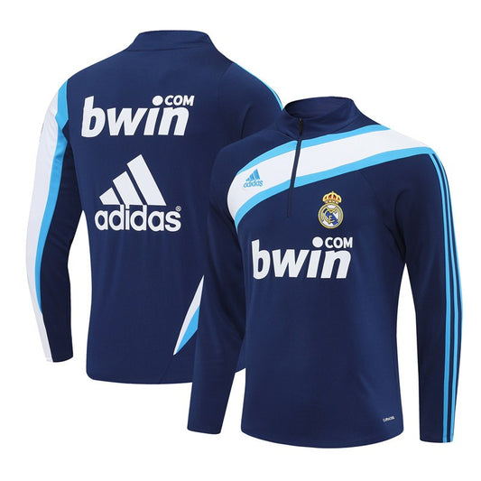 Retro Real Madrid Training Tracksuit White 2009/2010