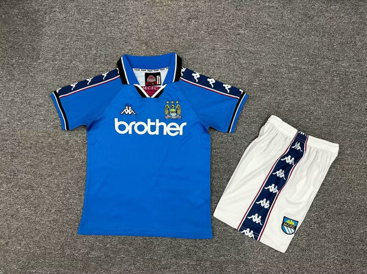 Retro Manchester City Home Kids 1997/1998