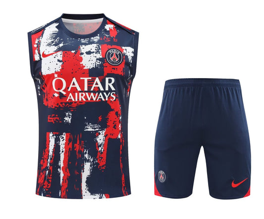 PSG Paris Training Clothing Vest Set Football Jersey 2024/2025