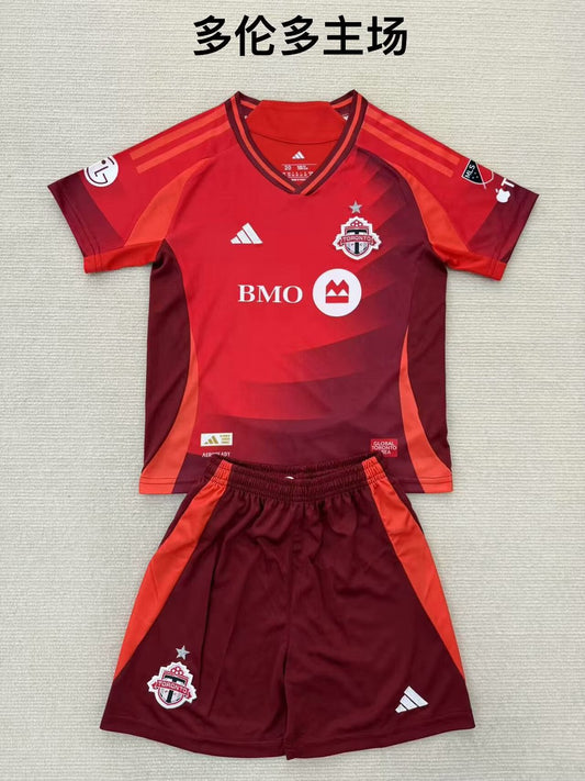 Toronto Home Fans Kits Football Jersey 2025/2026 (Kids And Man )
