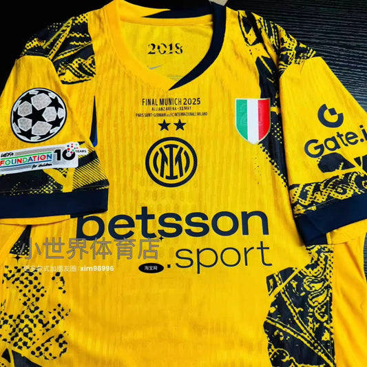 Inter Milan Champion Final Third Away Player Football Jersey 2024/2025