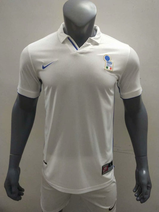 Retro Italy Away Football Jersey 1998