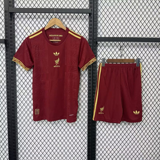 Mexico Special Edition With Pants Sets Red Fans Football Jersey 2025/2026