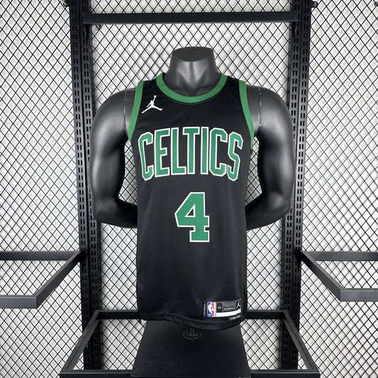 Retro Boston Celtics Black #4 HOLIDAY NBA Jerseys 2023