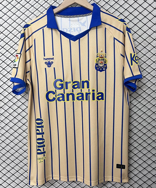 Retro UD Las Palmas Yellow Fans Football Jersey 2025/2026
