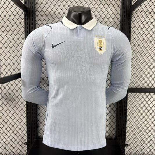 Uruguay Home Player Long Sleeve Football Jersey 2026/2027