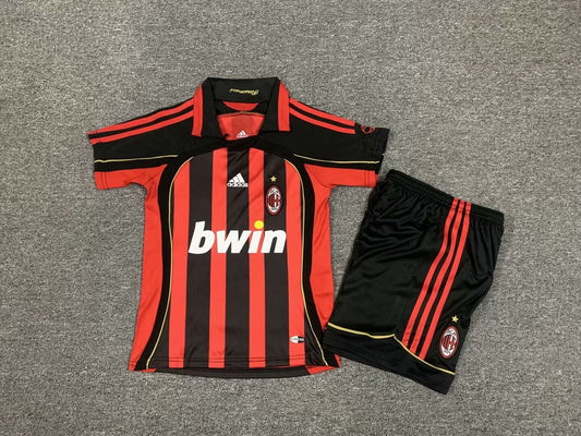 Retro AC Milan Home Kids Football Jersey 2005/2006