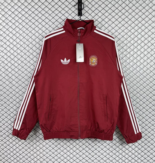 Spain Windbreaker Red Windbreaker Jersey 2026/2027