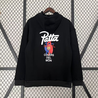 Barcelona Hoodie Black Jacket Tracksuit Football Jersey 2025/2026