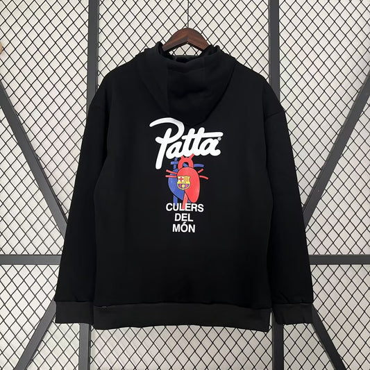 Barcelona Hoodie Black Jacket Tracksuit Football Jersey 2025/2026
