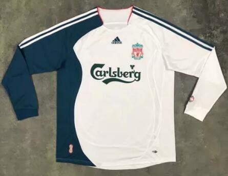 Retro Liverpool Away Long Sleeve Football Jersey 2006/2007