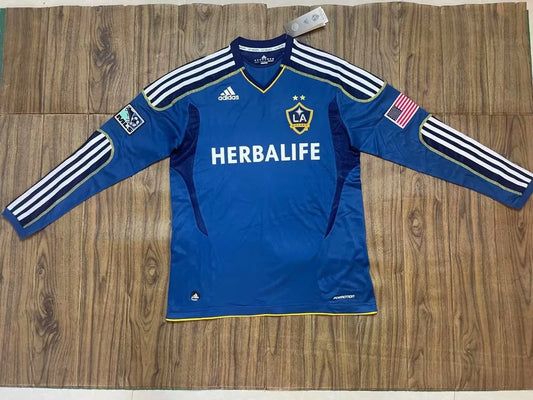 Retro LA Galaxy Long Away Fans Football Jersey 2011/2012