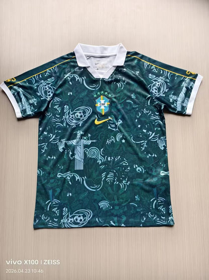 Brazil Commemorate Special Edition Fans Green Football Jersey 2026/2027