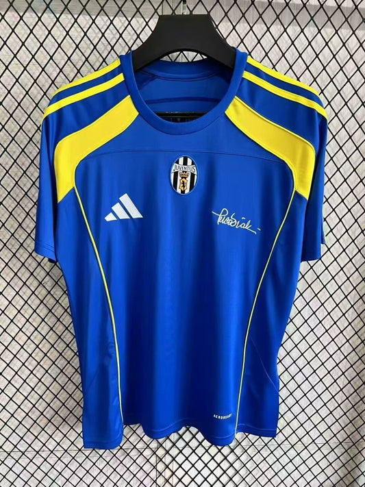 Juventus T-shirt Blue Fans Football Jersey 2025/2026