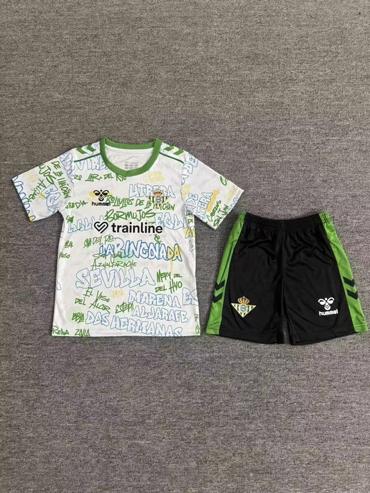 Real Betis Special Edition Kids Fans Football Jersey 2025/2026