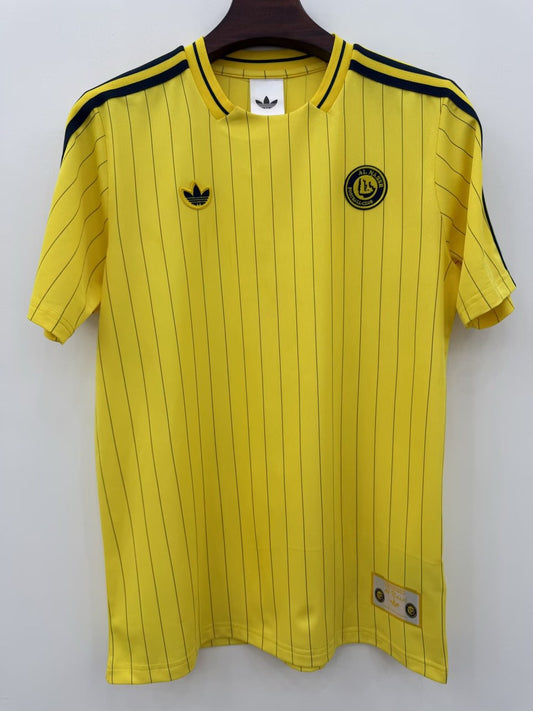 Nassr T-shirt Retro Leisure Yellow Football Jersey 2026/2027