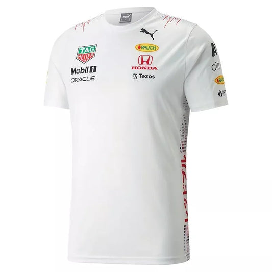F1 Red Bull White Special Edition Short Sleeve Racing Suit(特别版) 2021