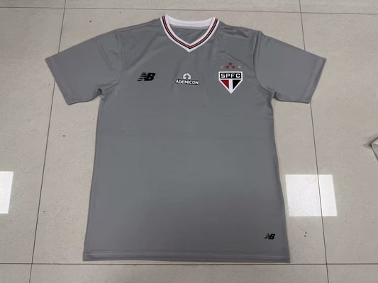 Sao Paulo Third Grey Fans Football Jersey 2025/2026