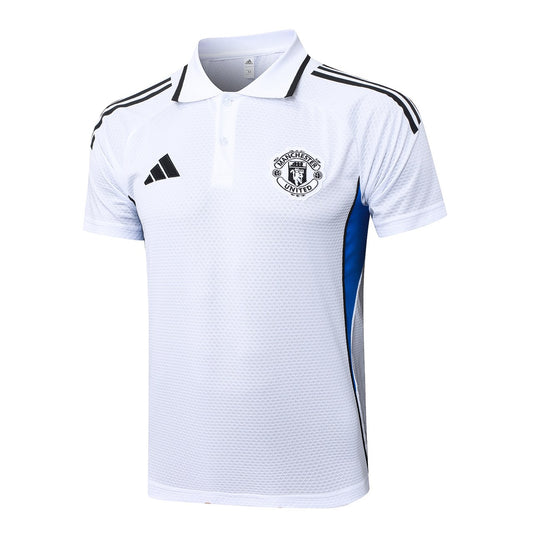 Manchester United Polo Fans White Football Jersey 2025/2026