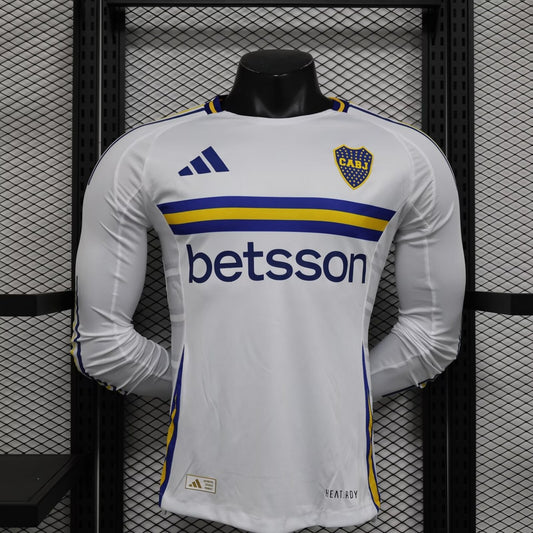Boca Juniors Away Long Sleeves Player Football Jersey 2024/2025