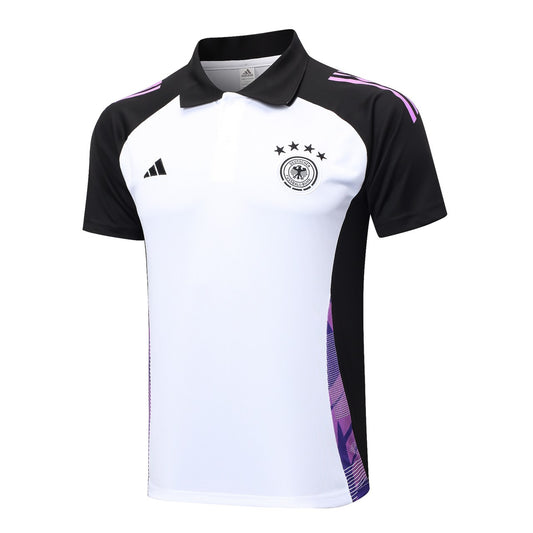 Germany Polo Fans White Football Jersey 2024/2025