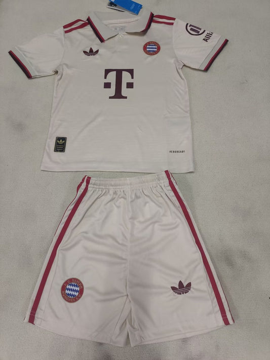 Bayern Munich Third Away Kids Football Jersey 2024/2025