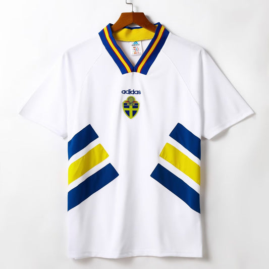 Retro Sweden Away Football Jersey 1994