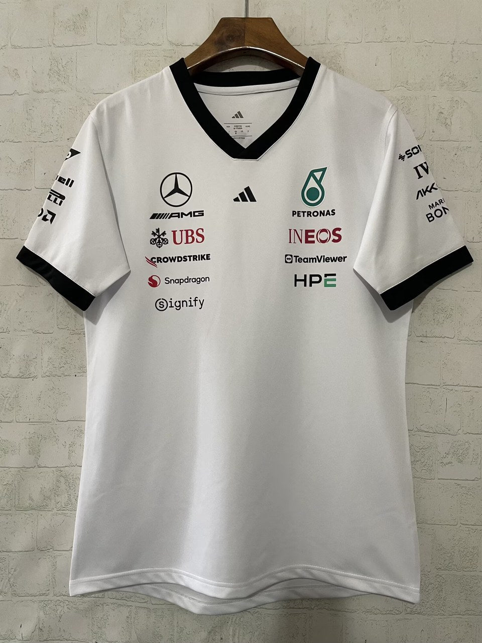 F1 Mercedes-Benz White Short Sleeve Racing Suit 2026