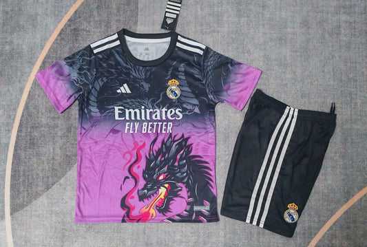 Real Madrid Purple Special Edition Kids Football Jersey 2025/2026