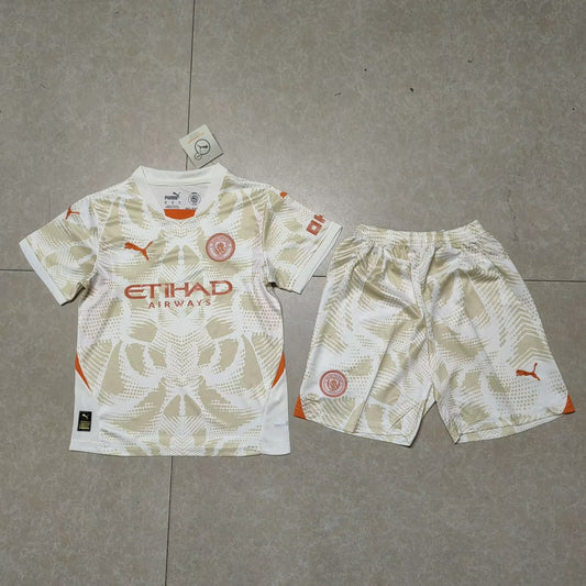 Manchester City Goalkeeper Kids Football Jersey 2025/2026