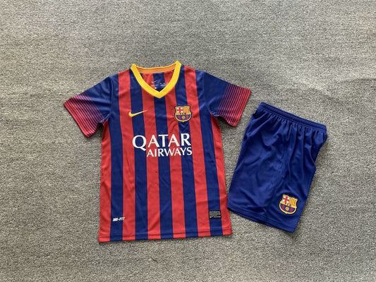 Retro Barcelona Home Kids 2013/2014