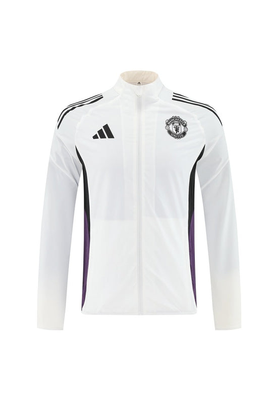 Manchester United Windbreaker White 2025/2026
