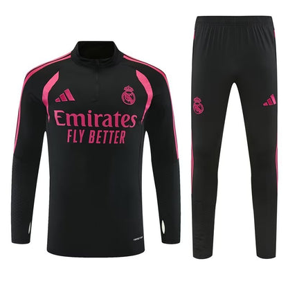 Real Madrid Training Tracksuit Black (Kids And Man 10-2XL) 2026/2027