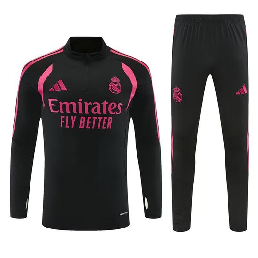 Real Madrid Training Tracksuit Black (Kids And Man 10-2XL) 2026/2027