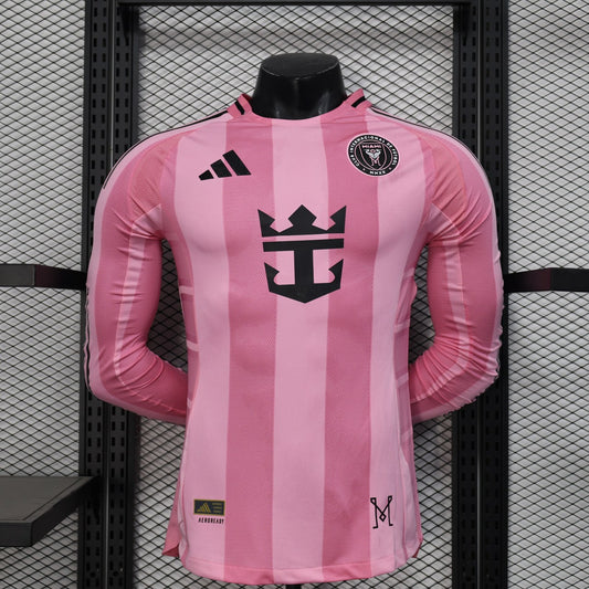 Inter Miami Home Long Player Football Jersey 2025/2026