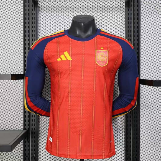 Spain Home Long Player Football Jersey 2026/2027