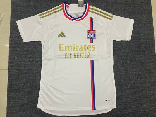Olympique Lyonnais（OL） Home Fans Football Jersey 2023/2024