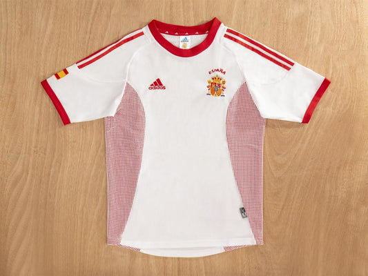 Retro Spain Away Football Jersey 2002