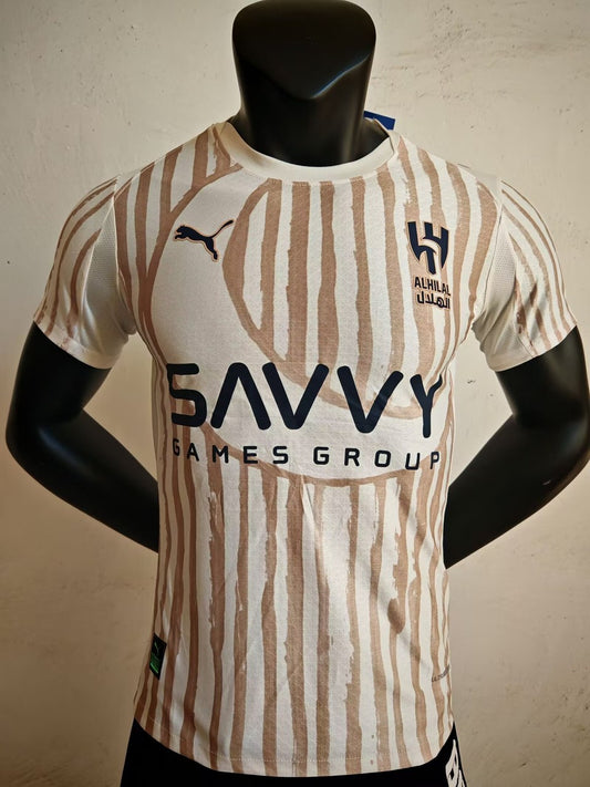 Al Hilal Saudi Away Player Football Jersey 2025/2026