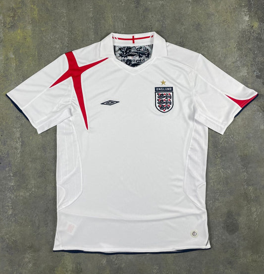 Retro England Home Football Jersey 2006