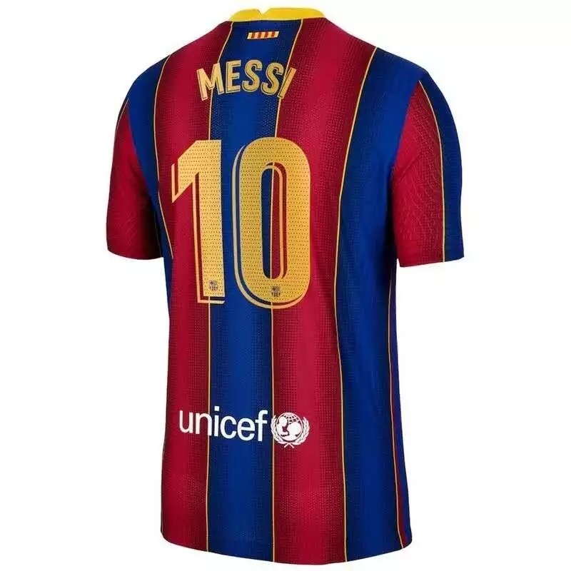 MESSI #10 BAR Football Jersey Home Fans Football Jersey 2020/2021