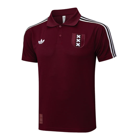 Ajax Polo Fans Red Football Jersey 2025/2026