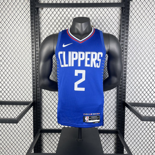 Los Angeles Clippers Blue #2 LRONARD NBA Season Jerseys 2023