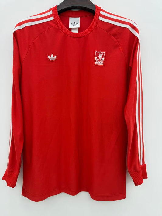 Liverpool T-shirt Retro Long Sleeve Red Football Jersey 2026/2027